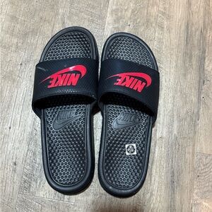 Nike slides size ten